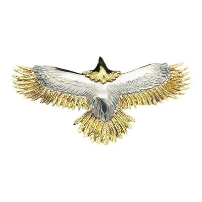 银创HB金头间金大鹰男女吊坠