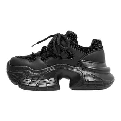 Lee Cooper2026春季新款老爹鞋女厚底增高时尚休闲鞋加绒保暖女鞋