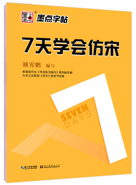 仿宋硬笔字帖墨点成人学生