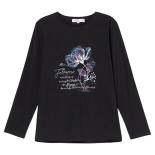中老年新款女装妈妈秋装白色长袖t恤女大码胖mm贵夫人洋气打底衫