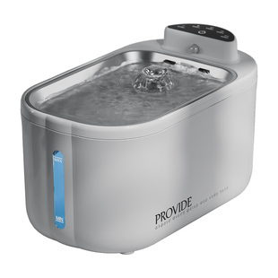 猫咪恒温加热饮水机不锈钢无线不插电自动循环狗喝水碗宠物饮水器