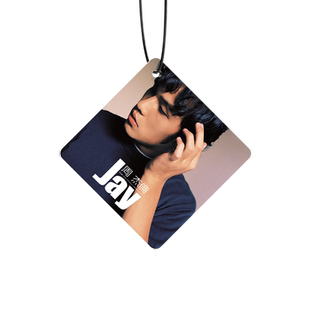 周杰伦专辑封面车载挂件亚克力创意个性汽车车内高级感饰品吊坠