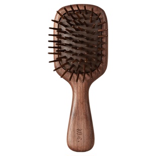 初心实木迷你气垫梳便携小木梳子儿童女孩专用宝宝婴儿气囊按摩梳