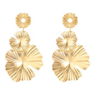 夸张耳环女大花瓣复古2026新款爆款高级感欧美风耳饰小众设计耳钉