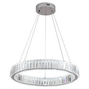 水晶轻奢客厅吊灯主卧室餐厅灯复式楼吊灯简约现代灯具2025年新款