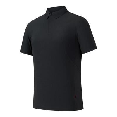 安踏冠军全天候系列冰肤防晒商务通勤短T男士短袖POLO衫152530138