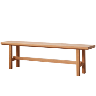 实木长条凳凳子餐桌家用新中式加厚板凳大人吃饭餐椅床尾凳换鞋凳