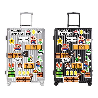 行李箱贴纸像素超级玛丽马里奥