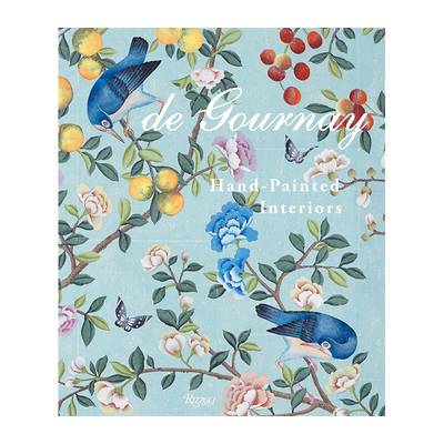 【预售】de Gournay:Art on the Walls:Hand-Painted 手绘壁纸品牌帝家丽:墙上艺术室内装修布置装潢 英文原版图书籍正版 室内设计