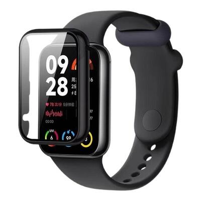 适用小米手环9pro保护套小米8pro手环保护壳7pro全包壳膜一体小米九代一体贴膜保护框壳钢化防摔表壳配件男女