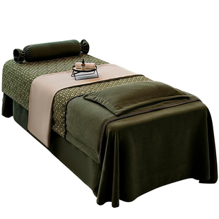 美容床罩四件套美容院专用新款高级按摩推拿理疗床单床套四季床品