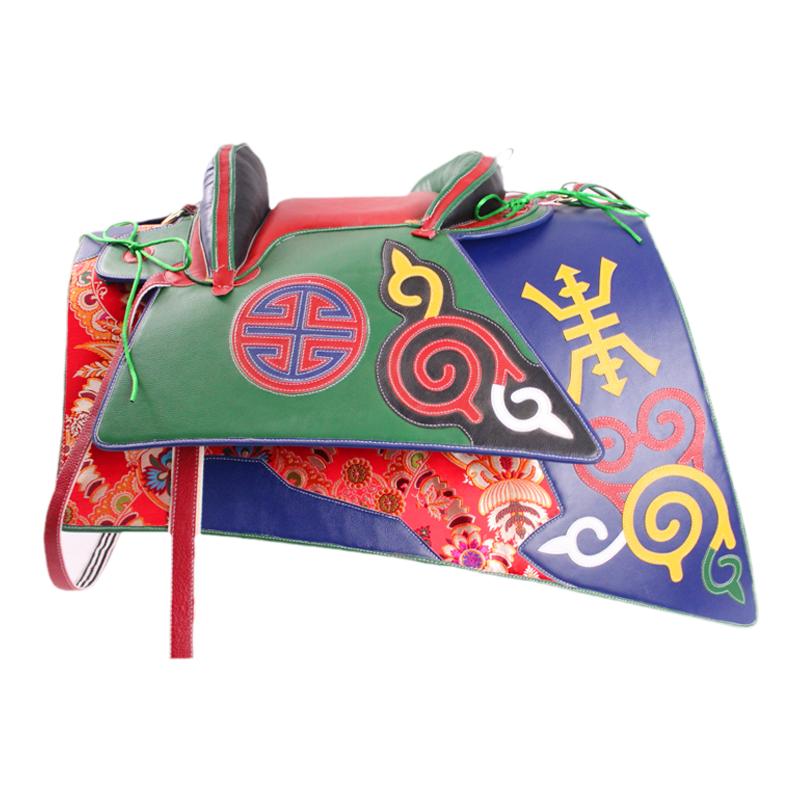 马鞍子马具牛皮民族风