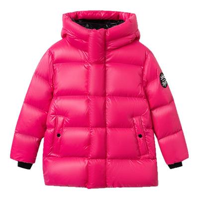 巴拉巴拉黑标鹅绒羽绒服保暖外套