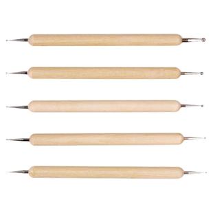 木质压痕笔圆头压痕笔压线笔陶艺工具点钻笔点花笔拉线笔衍纸工具