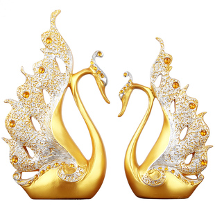 现代简约家居客厅酒柜小装饰品摆件北欧轻奢创意办公室树脂工艺品