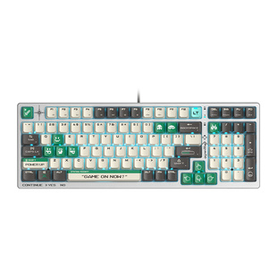 双飞燕血手S90RT/AT98有线机械键盘游戏电竞PBT键帽变速光轴轻音