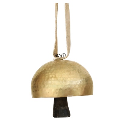 云南纯手工黄铜驼铃丽江纯铜铃铛茶马古道铜风铃门挂饰布农隔山铃