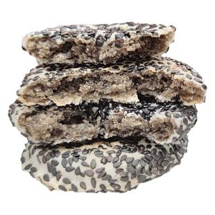 广西特产手工芝麻饼横县灵山老式薄脆芝麻饼红薯黑芝麻肉香馅袋装