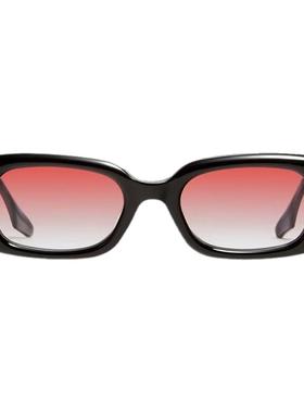 椭圆形UV400嘻哈风格近视墨镜