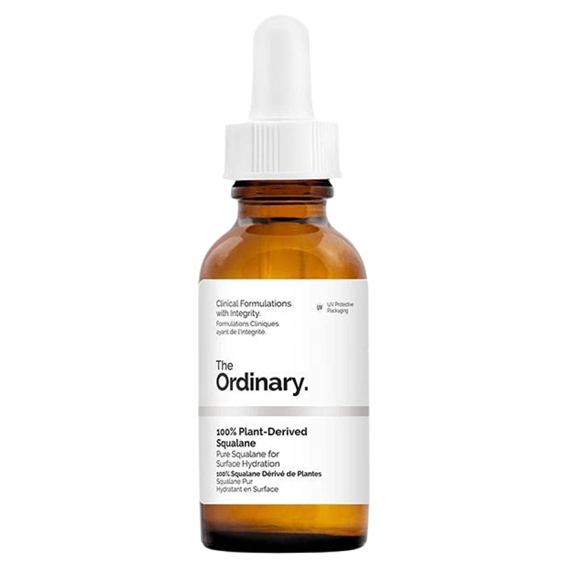 The Ordinary100%植物角鲨烷精华油角鲨烷油面部精油30ml以油养肤