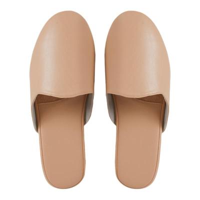 高端包头皮拖鞋女款外穿牛筋底