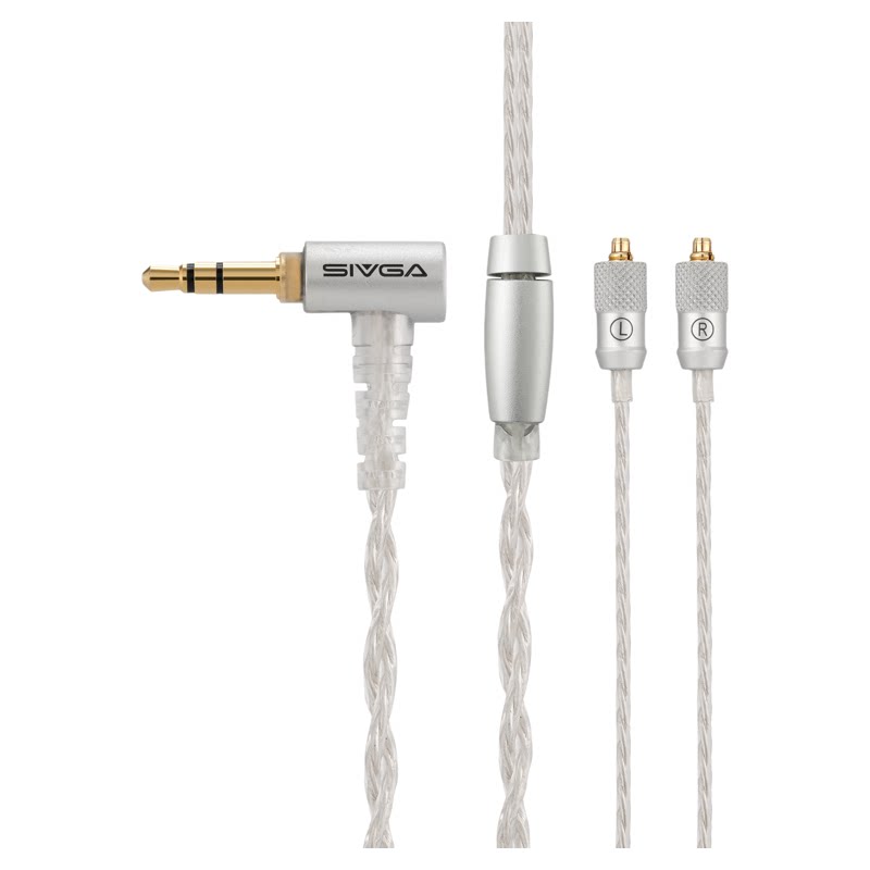 SIVGA M260 标配4N无氧铜镀银MMCX转3.5mm/Type-C替换耳机线材
