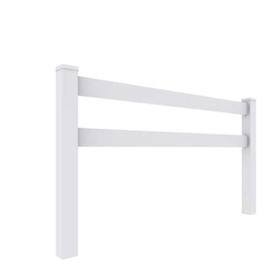 pvc马场护栏河道工地隔离栏杆牧场农场赛道围栏马术牛场美式栅栏