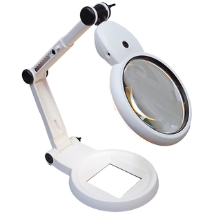 电子维修焊接放大镜模型涂装老人阅读高清正品桌面折叠带灯工作台