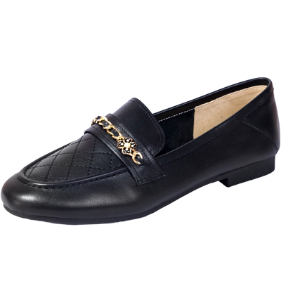 新款乐福鞋万里真皮单鞋复古