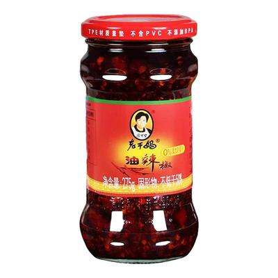 3瓶组合)老干妈油辣椒275g香辣酱油辣子花生辣椒拌饭拌面调料酱
