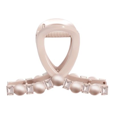 SHINE萱子饰品优雅粉亚克力抓夹