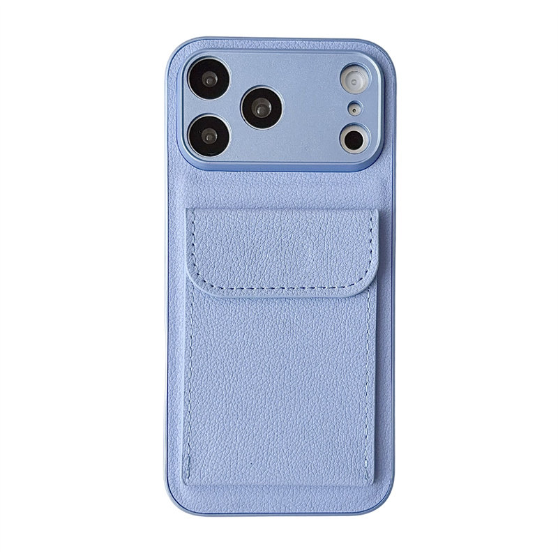 翻盖卡包支架适用苹果18pro手机壳iPhone17promax可插卡16pm收纳口袋15背后放卡14高级13带卡槽Air全包女外壳