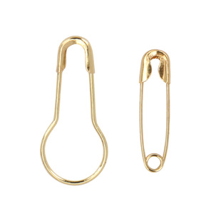 别针吊牌葫芦款常规款服装店标签扣针胸针固定衣服铜质安全曲别针