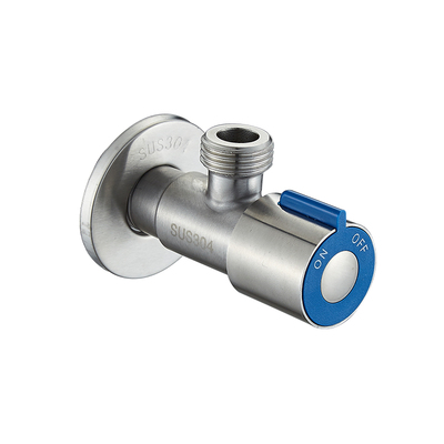 304不锈钢三角阀全铜开关阀加长