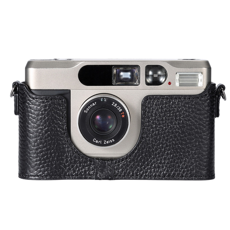 适用于康泰时T2/T3保护套 真皮头层牛皮 contax t2皮套复古相机包