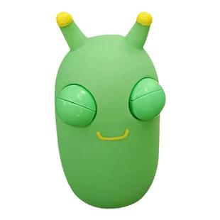 瞪眼小菜虫儿童捏捏乐减压神器情绪宣泄器材爆眼小虫子解压非玩具