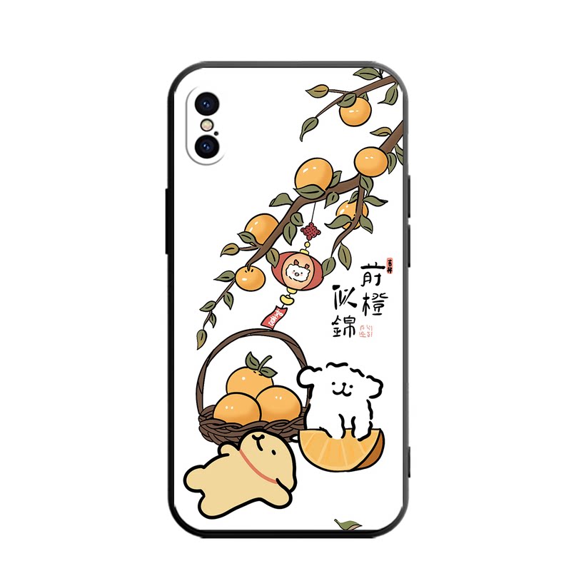 适用于苹果X手机壳A1865女款iPhone XS软壳A2100防摔iPhone10可爱ihPone X磨砂iPone 