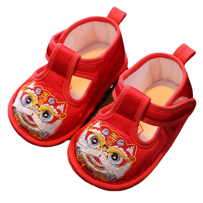 婴儿虎头鞋抓周老虎鞋宝宝周岁鞋