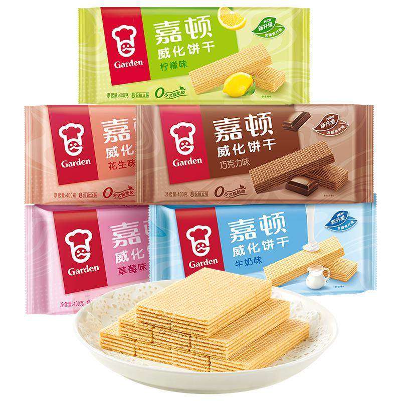 嘉顿多口味威化饼干400g