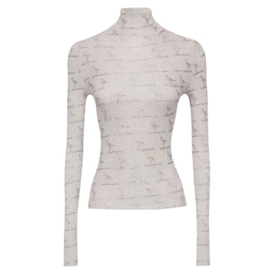 网纱套头半高领短款休闲打底衫女