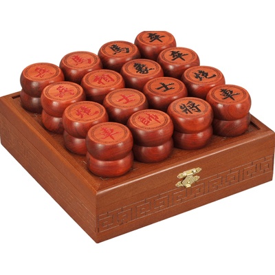 红花梨中国象棋棋盘套装