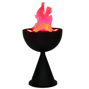 万圣节装饰用品酒吧电子火盆灯仿真火焰灯led 鬼屋假火盆道具火灯