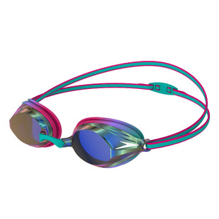 Speedo速比涛青少年游泳运动专业竞速比赛训练不勒头儿童平光泳镜
