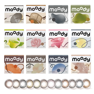 【美丽双十一】moody美瞳经典日抛10片装隐形眼镜直播专享