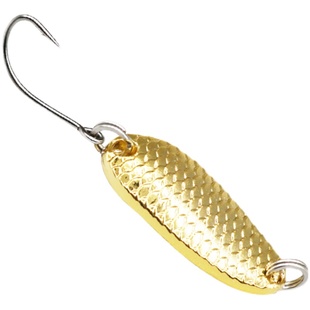 龙鳞马口亮片路亚诱饵鱼鳞微物亮片勺型单钩假饵套装2.5克3.5克5