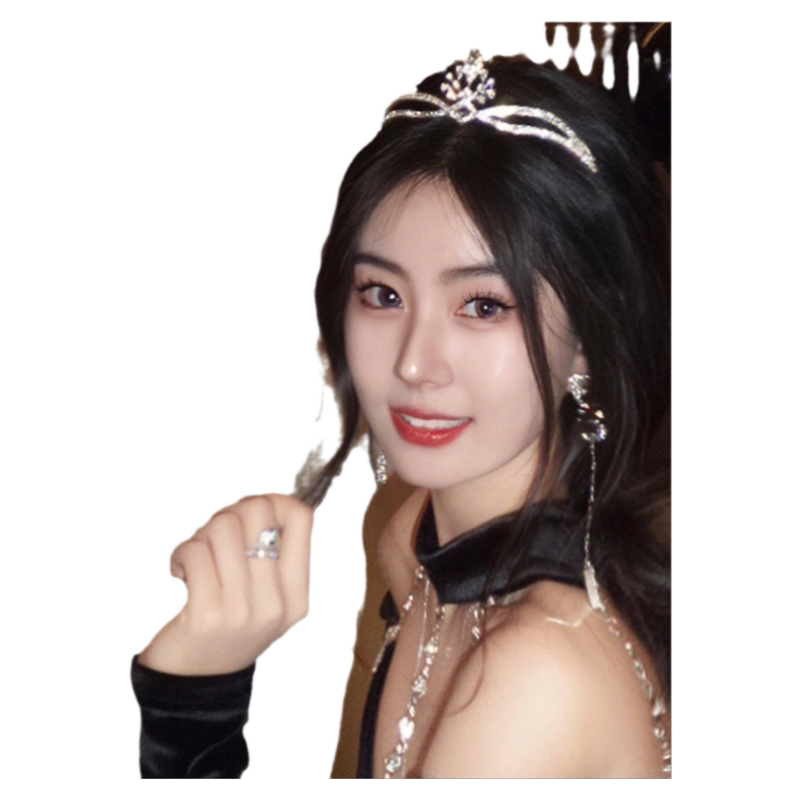 公主水晶皇冠女十八岁生日新娘王冠高级感装饰发箍头饰儿童头箍女