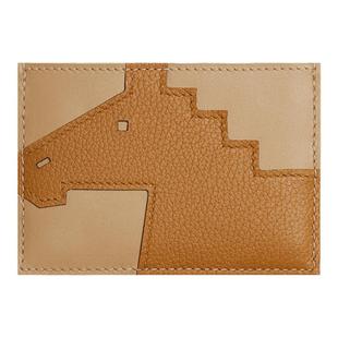 【孤品清仓捡漏】零钱包欧美轻奢冷门色高级稀有皮拼接多功能卡包