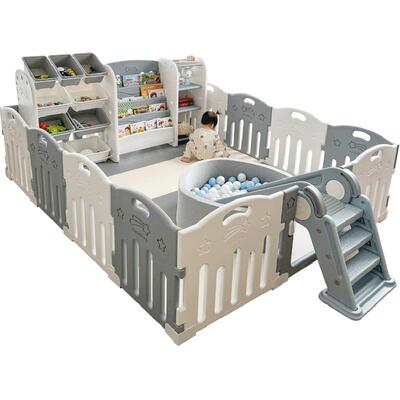 lunastory婴儿游戏围栏宝宝防护