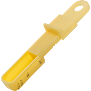 新厨仕定量盐勺家用带刻度烘焙酵母盐糖称重勺子厨房可调节计量勺