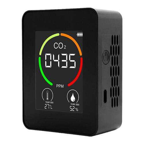 二氧化碳检测器浓度检测仪CO2传感器便携式空气质量监测智能家居